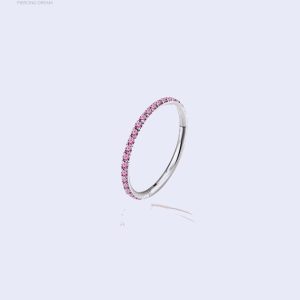 Aira Corail - anneau fin pour piercing rook