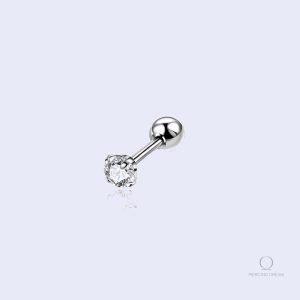 Bijou diamant anti tragus piercing Lena Cristal