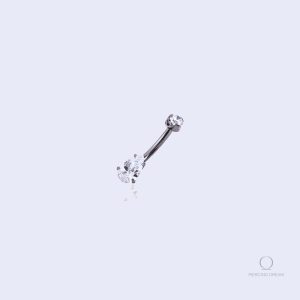Piercing nombril Jovana Diamant avec zircon brillant
