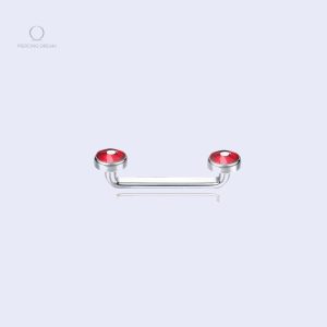 Barre de surface piercing Liana Rubis
