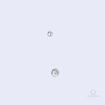 Barre de piercing nombril bioplast pour grossesse Incinta Zircon