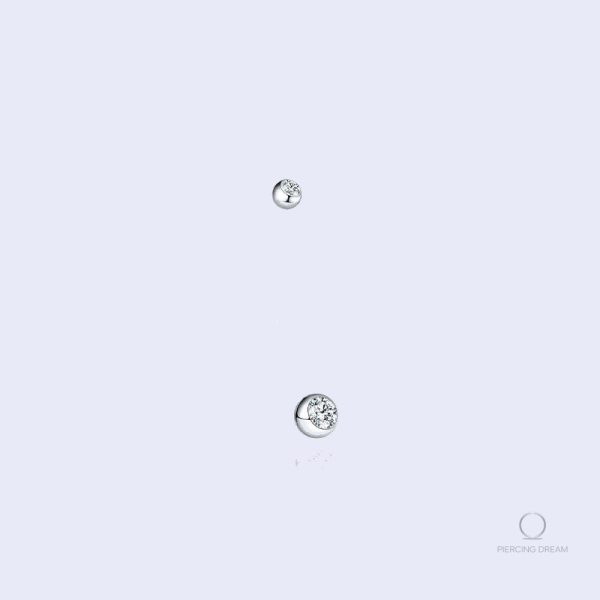 barre-piercing-nombril-grossesse-bioplast-1 Barre de piercing nombril bioplast pour grossesse Incinta Zircon