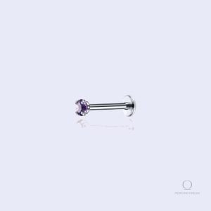 Piercing conque violet Orla Iolite en bijou élégant