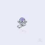 Bijoux piercing joue Unitya Bleu, design élégant et unique