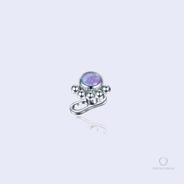 bijoux-piercing-joue-1 Bijoux piercing joue Unitya Bleu, design élégant et unique