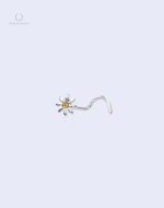 Bijou piercing nez fleur jaune Suna