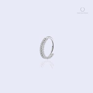 Bijoux piercing oreille en argent Cosmica