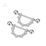 Variantes de bijoux piercing téton Holya, style chic et tendance