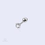 Piercing conch Lena Cristal avec pierre précieuse