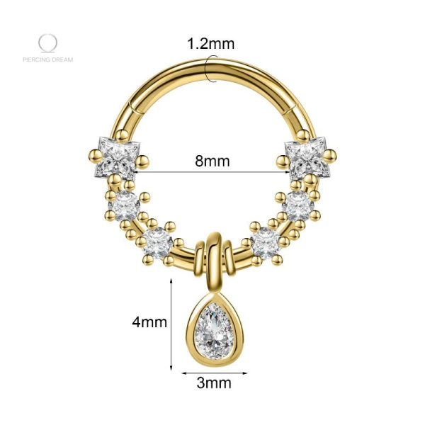 Piercing rook Eirlys, style moderne et tendance