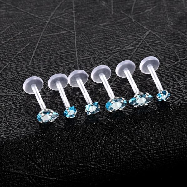 Médusa piercing léger en bioflex flexible