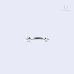 Piercing arcade diamant Spirita Cristal en métal brillant