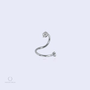 Bijou arcade strass, Torstara Zircon pour femme chic