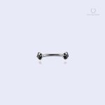 Piercing arcade homme Spirita Onyx avec diamants noir