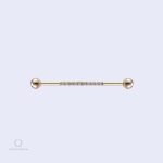 Piercing barre oreille Celeste, design élégant et minimaliste