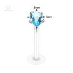 Bijou lobe en bioplast, style Isra Ciel