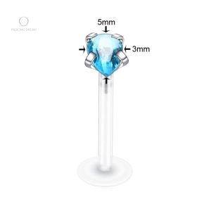 Bijou lobe en bioplast, style Isra Ciel