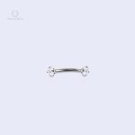 Piercing bridge banane strass Spirita Cristal