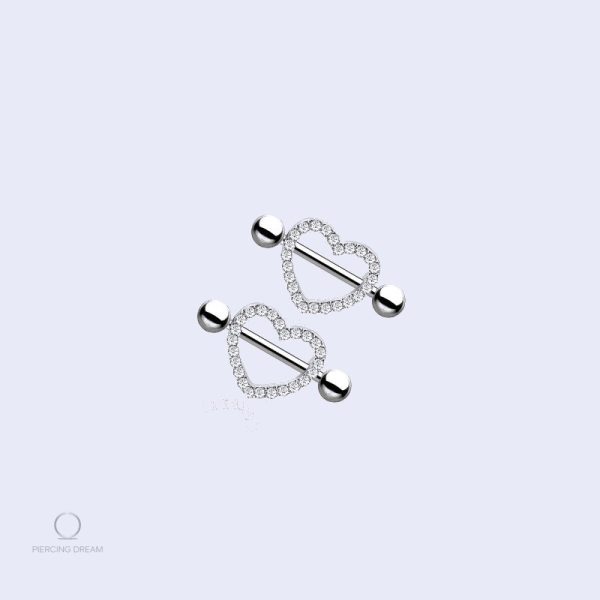 piercing-coeur-teton-1 Piercing cœur téton Divine Lovea en acier inoxydable