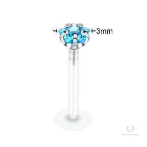 Livia Ciel piercing conch étoile en bioflex