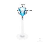 Accessoire de piercing conch en silicone, confort optimal