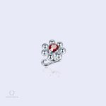 Utopia Rubis - piercing corps rouge brillant