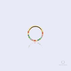Piercing daith en titane Serene, design élégant et moderne