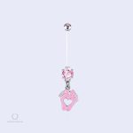 Piercing grossesse en acier chirurgical Noa Rose