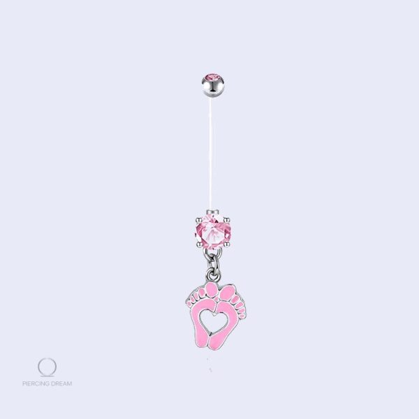 piercing-grossesse-acier-chirurgical-1 Piercing grossesse en acier chirurgical Noa Rose