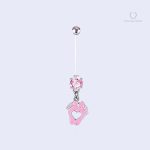 Accessoire de grossesse élégant, piercing nombril Noa Rose