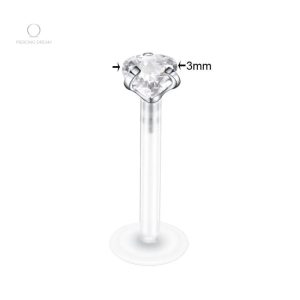 Lyra Cristal : piercing hélix élégant
