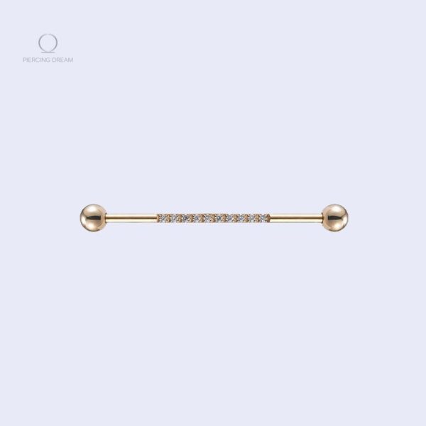 Celeste, bijou en or pour piercing cartilage