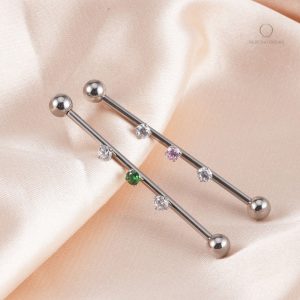 Luminia, piercing industriel en titane léger et durable