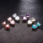 Piercing inversé or, design raffiné Rhea Rubis