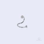 Torstara Zircon, piercing labret tendance avec motif étoilé