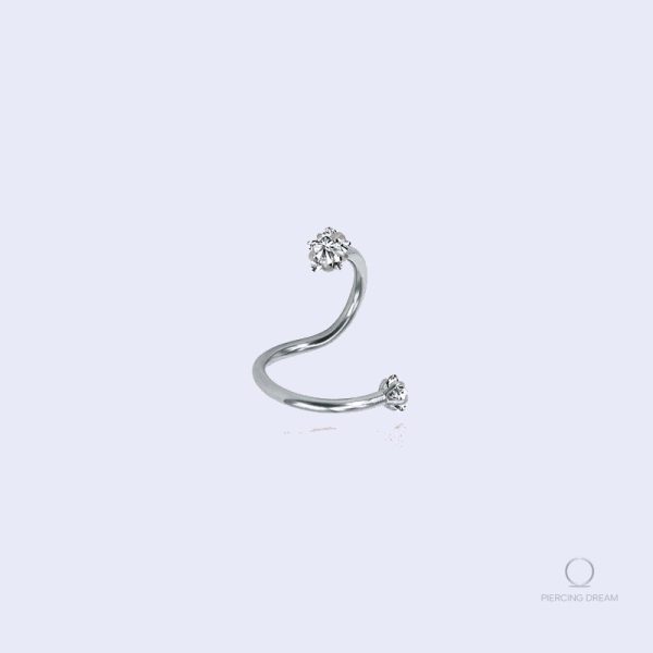 Torstara Zircon, piercing labret tendance avec motif étoilé