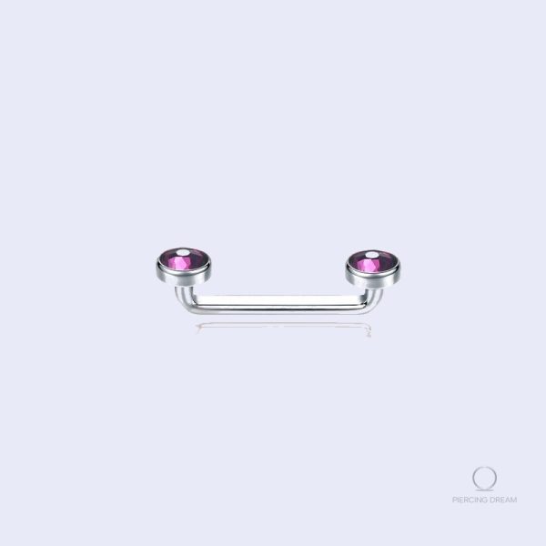 Liana, piercing agrafe pour un style unique en Iolite