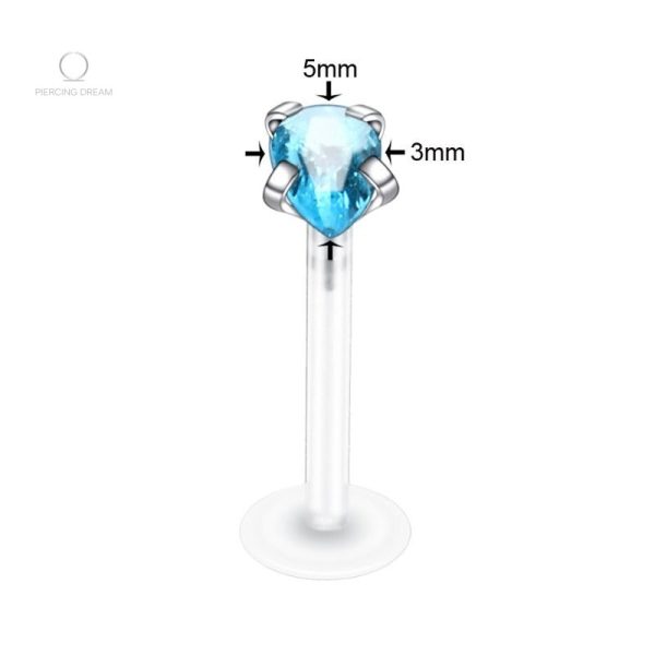 Piercing lèvre Isra Ciel, style moderne et discret