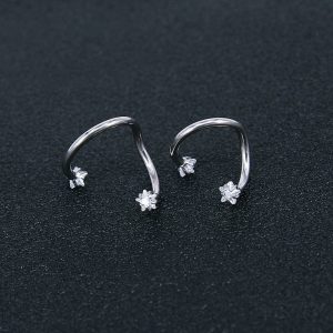 Accessoire piercing lèvre avec strass scintillants