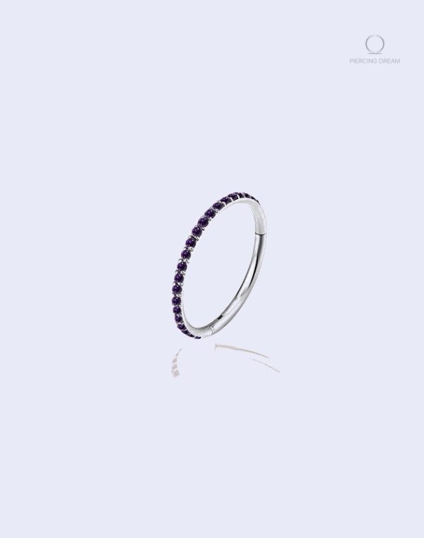 piercing-levre-zirconium-1 Piercing lèvre Aira Pourpre avec zirconium