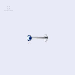 Piercing lobe d'oreille Orla Saphir pour femme