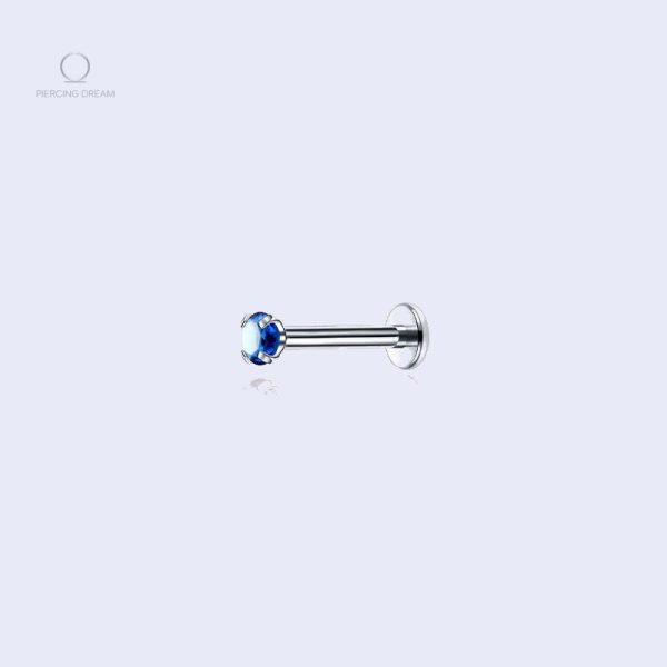 piercing-medusa-femme-1 Piercing médusa femme Orla Saphir avec strass bleu