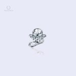Piercing microdermal poitrine Unitya Cristal élégant