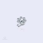 Piercing microdermal en zircon transparent Utopia Cristal