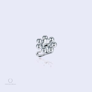 Piercing microdermal en zircon transparent Utopia Cristal