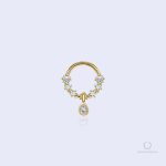 Piercing nez en or avec diamant Eirlys