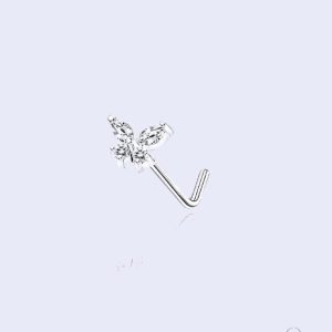 Bijou piercing de nez papillon coudé Willowa