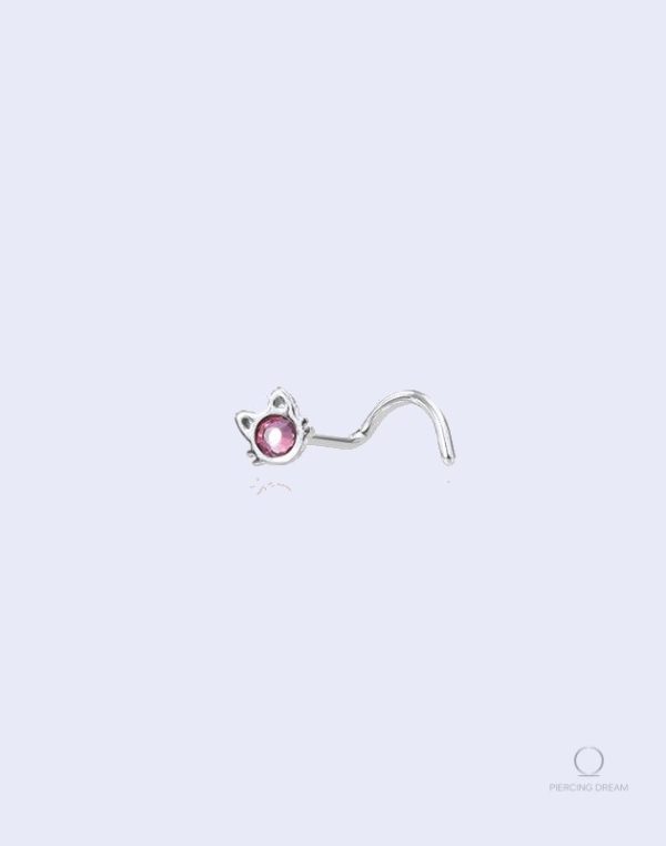 piercing-nez-rose-1 Piercing nez nostril en zircon rose élégant