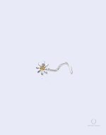Piercing de nez Suna, tige fine pour un look élégant
