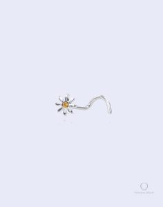 Piercing de nez Suna, tige fine pour un look élégant